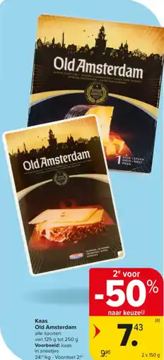 Carrefour Market Kaas Old Amsterdam aanbieding