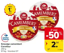 Carrefour Market Smeuïge Camembert Carrefour aanbieding