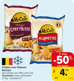 Carrefour Market Frieten voor friteuse McCain aanbieding