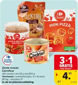 Carrefour Market Zoute snacks Carrefour aanbieding
