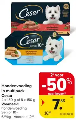 Carrefour Market Hondenvoeding in Multipack aanbieding