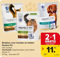 Carrefour Market Brokken voor honden en katten Perfect Fit aanbieding