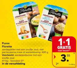 Carrefour Market Puree Florette aanbieding