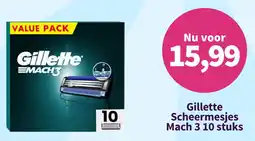 Plein.nl Gillette Scheermesjes Mach aanbieding