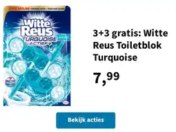 Plein.nl Witte Reus Toiletblok Turquoise aanbieding
