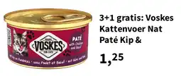 Plein.nl Voskes Kattenvoer Nat Paté Kip & aanbieding