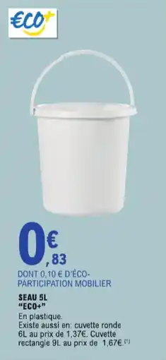 E.Leclerc Seau Eco+ aanbieding
