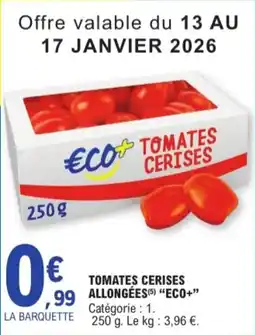 E.Leclerc Tomates Cerises Allongées Eco+ aanbieding