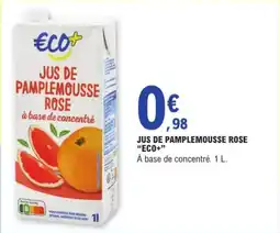 E.Leclerc Jus de Pamplemousse Rose Eco+ aanbieding