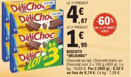 E.Leclerc Délichoc biscuits aanbieding