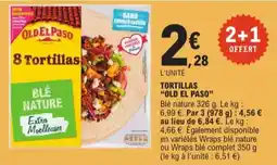 E.Leclerc Old el paso tortillas aanbieding