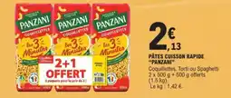 E.Leclerc Panzani pâtes cuisson rapide aanbieding