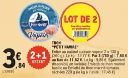 E.Leclerc Petit navire thon aanbieding