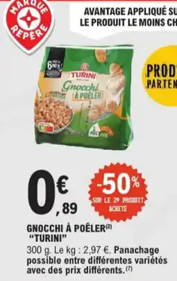 E.Leclerc Turini gnocchi à poêler aanbieding