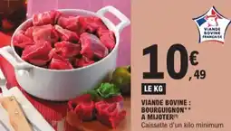 E.Leclerc Viande bovine : bourguignon a mijoter aanbieding