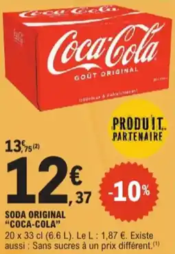 E.Leclerc Coca-Cola soda original aanbieding