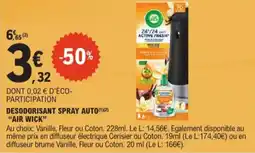 E.Leclerc Air wick desodorisant spray auto aanbieding