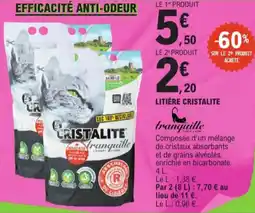 E.Leclerc Cristalite litière aanbieding