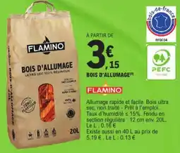 E.Leclerc D'allumage bois aanbieding