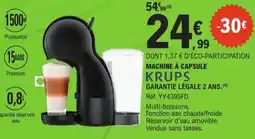 E.Leclerc Krups machine A Capsule YY4395FD aanbieding