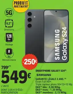 E.Leclerc Samsung Galaxy S24 Smartphone aanbieding