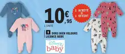 E.Leclerc Dors bien velours licence bebe aanbieding