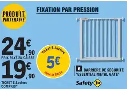 E.Leclerc Barriere de securite essential metal gate aanbieding