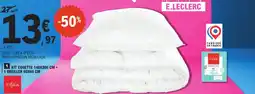 E.Leclerc Kit couette + 1 oreiller aanbieding