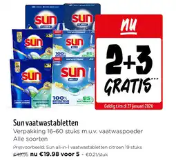 Jumbo Sun vaatwastabletten aanbieding