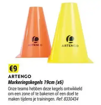 Decathlon Artengo markeringskegels aanbieding
