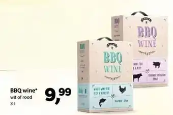 Bbq wine wit of rood