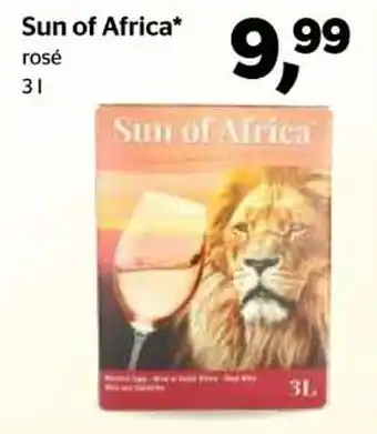 Sun of africa rosé