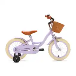 Decathlon Generation Blanco 14 inch Lila – Kinderfiets met Mandje aanbieding