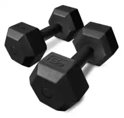 Decathlon Bitumen dumbbell set Trex Sport TX-003CD 2×3 kg krachttraining aanbieding