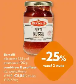 OKay Bertolli alle pesto 185 g aanbieding