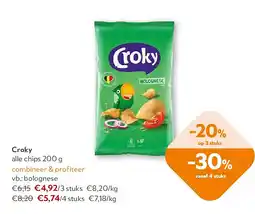 OKay Croky alle chips 200 g aanbieding