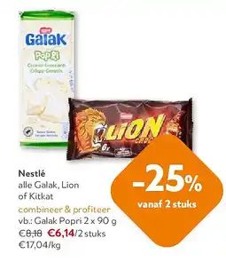 OKay Nestlé Galak Popri 2 x 90 g aanbieding