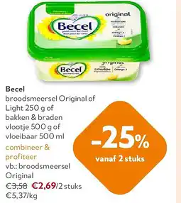 OKay Becel broodsmeersel Original aanbieding