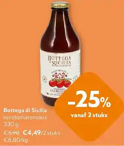 OKay Bottega di Sicilia kerstomatensaus 330 g aanbieding