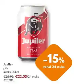 OKay Jupiler pils in blik 33 cl aanbieding