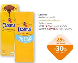 OKay Cécémel alle brikken van 1 L aanbieding
