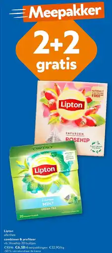 OKay Lipton Rosehip 20 builtjes aanbieding