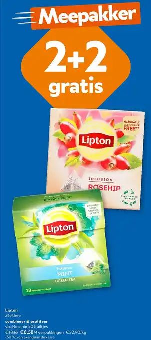 Lipton Rosehip 20 builtjes