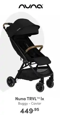 Baby & Tiener Nuna TRVLTM lx Buggy - Caviar aanbieding