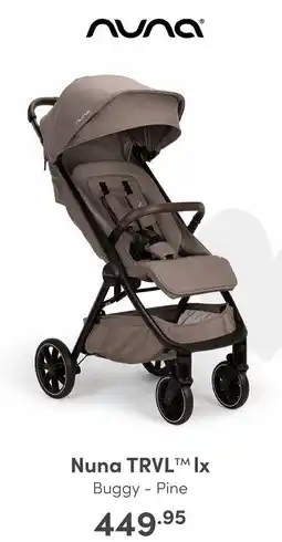 Baby & Tiener Nuna TRVLTM lx Buggy - Pine aanbieding
