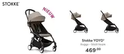 Baby & Tiener Stokke YOYO³ buggy black taupe aanbieding