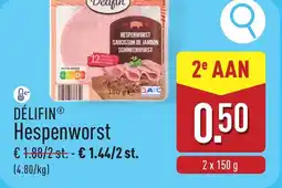 ALDI Délifin Hespenworst aanbieding