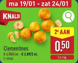 ALDI Clementines aanbieding