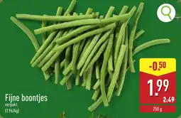 ALDI Fijne boontjes aanbieding