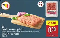 ALDI Bereid varkensgehakt aanbieding